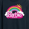 Men's - Barbie - Barbie Logo Rainbow Long Sleeve Graphic T-Shirt - 2 of 4