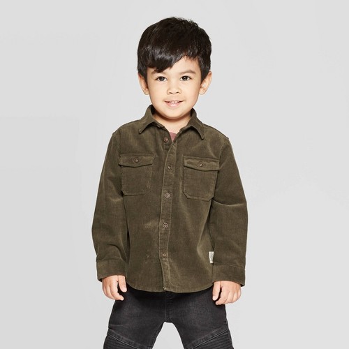 toddler boy olive green shirt