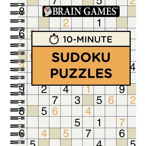 En otras palabras libro de bolsillo tragedia Brain Games - 10 Minute: Sudoku Puzzles - Large Print By Publications  International Ltd & Brain Games (spiral Bound) : Target