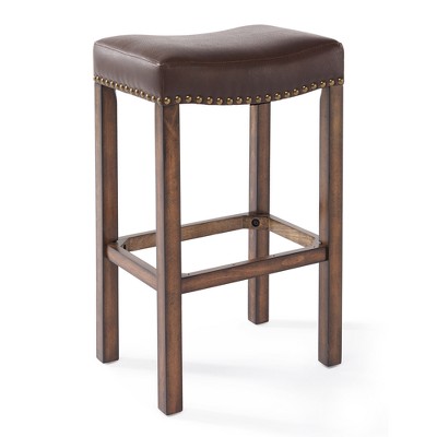 target leather stool