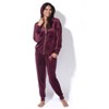 Felina - Womens Velour Zip Hoodie and Jogger Set  Soft 2-Piece Tracksuit Lounge Set - 2 of 4