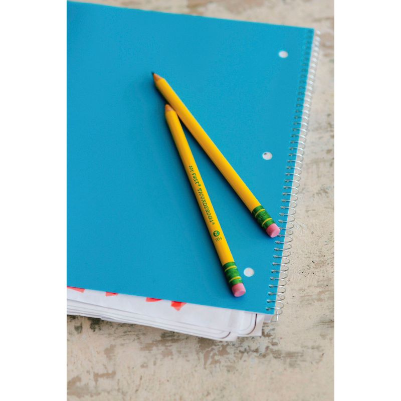 Ticonderoga My First Pencils with Latex-Free Erasers, No 2 Tips, Yellow, Pack of 12, 5 of 7