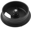 Unique Bargains 50mm Dia Computer Desk Table Grommet Cable Tidy Outlet Hole Cover Black - 3 of 3