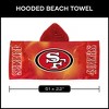 NFL San Francisco 49ers Charged Youth Hooded Towel - 4 of 4