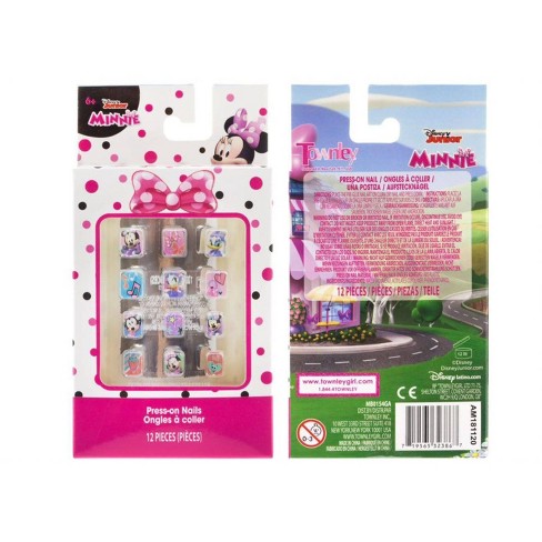 Disney Jr Minnie Mouse Press On Nails 12pk Target