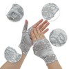 Unique Bargains Breathable Flower Manicure Gloves 1 Pair - 3 of 4