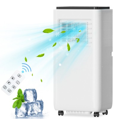 8000 BTU 3-In-1 Freestanding Portable Air Conditioner for Rooms Up to 350 Sq.Ft with Cool, Dehumidifier, Fan Mode, Remote Control, Digital Display