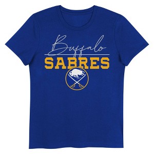 NHL Buffalo Sabres Girls' V-Neck T-Shirt - 1 of 1