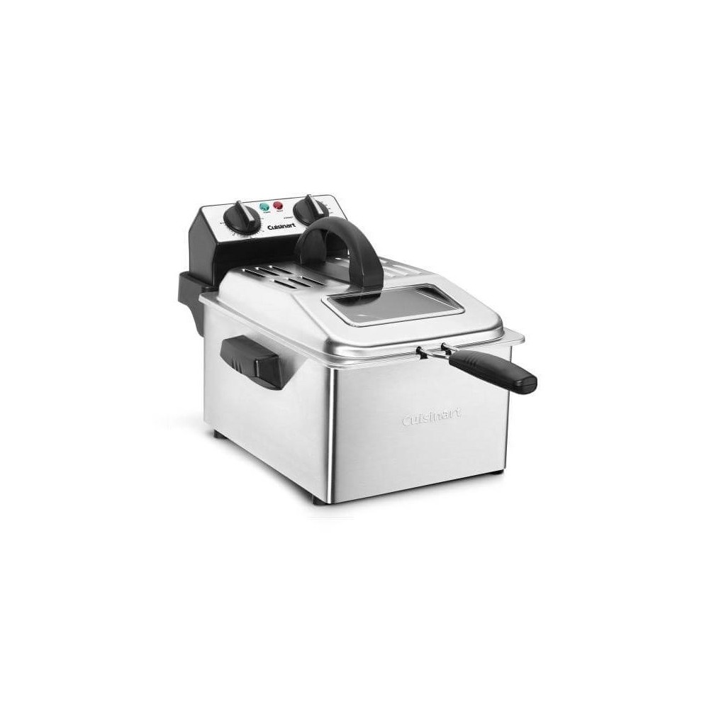 Photos - Fryer Cuisinart 4qt Deep  - Stainless Steel - CDF-200P1: Electric Oil  