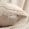 REGALWOVEN Solid Color Plush Soft Cozy Throw Pillow Covers for Sofa Home Decor 2 Pcs - 3 of 4