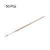 Unique Bargains Detail Nylon Painting Brush 50 Pcs - 3 of 4
