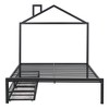 Full Size Metal Platform Bed with Two Drawers - 3 of 4