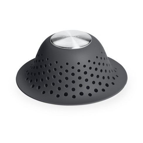 TubShroom (Gray) The Hair Catcher That Prevents Clogged Tub Drains