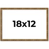 PosterPalooza | Textured Gold Picture Frame - UV Acrylic, Backing Board, Hanging Hardware Included - 3 of 4
