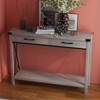 31"Console Table, Industrial Entryway Table with Drawers and Shelf, 2-Tier Narrow Sofa Table, Foyer Table for Couch Entryway Corridor Living Room - 4 of 4