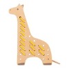 Kaplan Early Learning Safari Wooden Lacing Animals - Set of 5 - 2 of 4