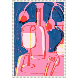 Amanti Art 16"x23" Neon Still Life No 5 by Treechild Framed Canvas Wall Art Print - 1 of 4