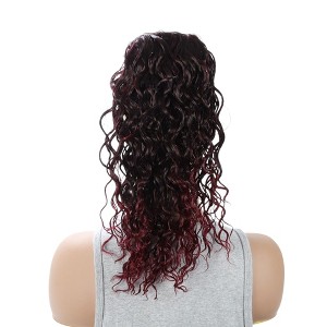 Unique Bargains Women's Latin American Curly Ponytail Long Hair Hair Extensions High Temperature Fiber 16IN 1 Pc - 1 of 4