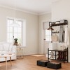 CAVINAS Hall Tree with 5 Hooks Simple Coat Rack with Shoe Rack and Bench for Entryway - 2 of 4