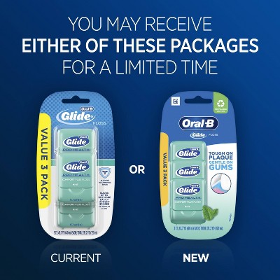 Oral-B Glide Pro-Health Comfort Plus Dental Floss, Extra Soft, 40m,  3 Pack