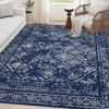 Vintage Washable Rug – Non-Slip, Non-Shedding, Low Pile Floral Carpet for Living Room & Bedroom - 2 of 4