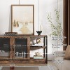 63" Industrial Farmhouse TV Stand for 75 Inch TVs, Weight Capacity 500LB, Media Console with Double Mesh Doors, Storage Cabinet for Living Room - 3 of 4