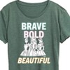 Women's - Disney - Brave, Bold, & Beautiful Short Sleeve Graphic T-Shirt - 2 of 4