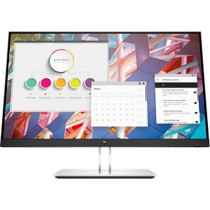 HP E24 G4 FHD Monitor 23.8 LCD Monitor, Black, Silver - 1 of 1