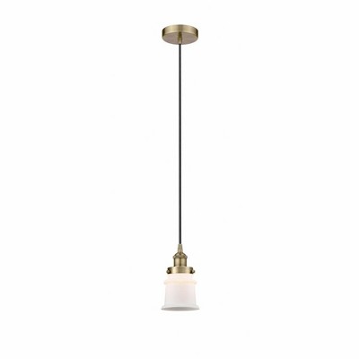 Canton - 1 Light Mini Pendant In Industrial Style-9.25 Inches Tall and 5.25 Inches Wide