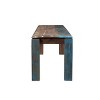 50" Old Reclaimed Wood Bench Brown - Timbergirl: Artisan Crafted, Rectangle, 300 lbs Capacity, Dining Room - 4 of 4
