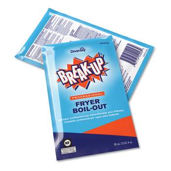 Diversey BREAK-UP Fryer Boil-Out, Ready to Use, 2 oz Packet, 36/Carton