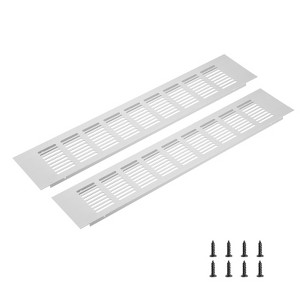 Unique Bargains Rectangle Ventilation Grille, Aluminum - 1 of 3