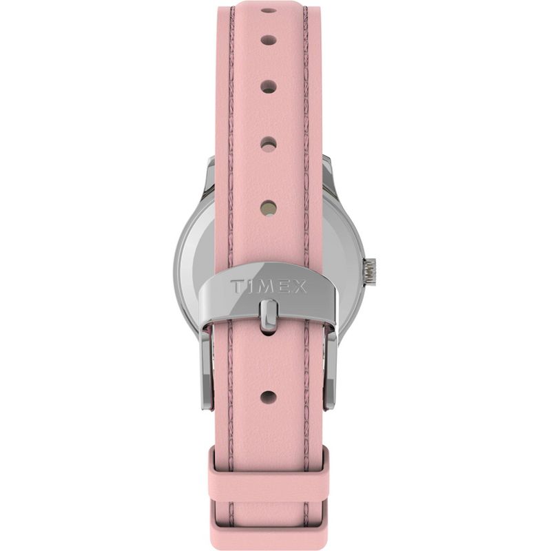 Kid&#39;s Timex Easy Reader  Watch with Leather Strap - Silver/Pink T790819J, 3 of 4