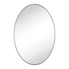 TEHOME Javell Oval Stainless Steel Framed Wall Mounted Bathroom Vanity Mirror - 4 of 4