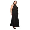 L I V D Women's Alexis Halter Neck Maxi Dress - 2 of 3