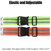 Unique Bargains High Visibility Safety Reflective Belt Running Gear Green Orange 2 Pcs - image 4 of 4