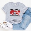 Simply Sage Market Women's Checkered Game Day Short Sleeve Graphic Tee - 3 of 4