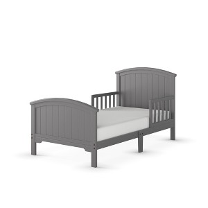 Child Craft Hampton Arch Top Toddler Bed for Kids with Guard Rails, Low to Ground Design, Made of Pinewood, Clean Lines Match Any Décor - 1 of 4