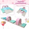 Foam Climbing Blocks Set - 10PCS Indoor Active Playset, Soft Climbing Indoor Set for Infants Preschools Toddlers - 3 of 4