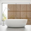DSVIMOY Outdoor & Indoor Privacy Screen, Freestanding Decorative Privacy Screen for Deck Balcony Patio, Brown, 48"*76"*16" - 4 of 4