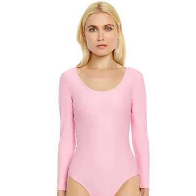 Capezio Pink Women's Team Basics Short Sleeve Leotard, Medium