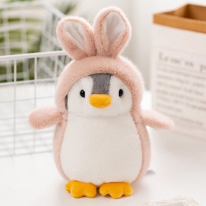 BABYYER Ultrasoft Penguin Plush Toy, 7.87" Lovely Cross-Dressing Penguin Toy, Room Decor Stuffed Animal Toy - 1 of 4