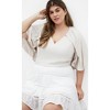Women's Plus Size Ebony Skirt - ivory | CITY CHIC - 2 of 4