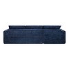 Jennifer Taylor Home Brenley 110.5" RAF Sofa-in-a-Box Sectional Sofa, Ash Gray Chenille - 4 of 4