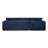 Jennifer Taylor Home Brenley 110.5" RAF Sofa-in-a-Box Sectional Sofa, Twilight Navy Blue Chenille - image 4 of 4