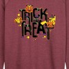 Women's - Pokémon - Trick Or Treat Lightweight French Terry Wide Neck Long Sleeve Graphic Shirt - 2 of 4