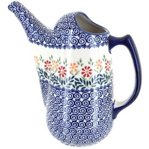Blue Rose Polish Pottery K055 Manufaktura Watering Can - 1 of 2