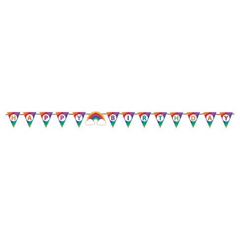 Rainbow Banner Target