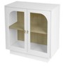 Aubrey Storage Cabinet with 2 Acrylic Door,Free Standing Accent Cabinet,Sideboards and Buffets With Adjustable Shelves-The Pop Home - 4 of 4