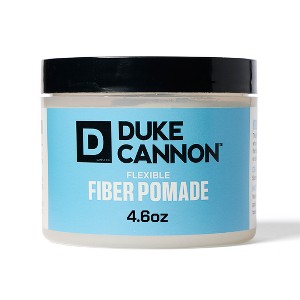 Duke Cannon Supply Co. Flexible Fiber Hair Pomade for Men - Strong Hold No Shine - 4.6oz - 1 of 4